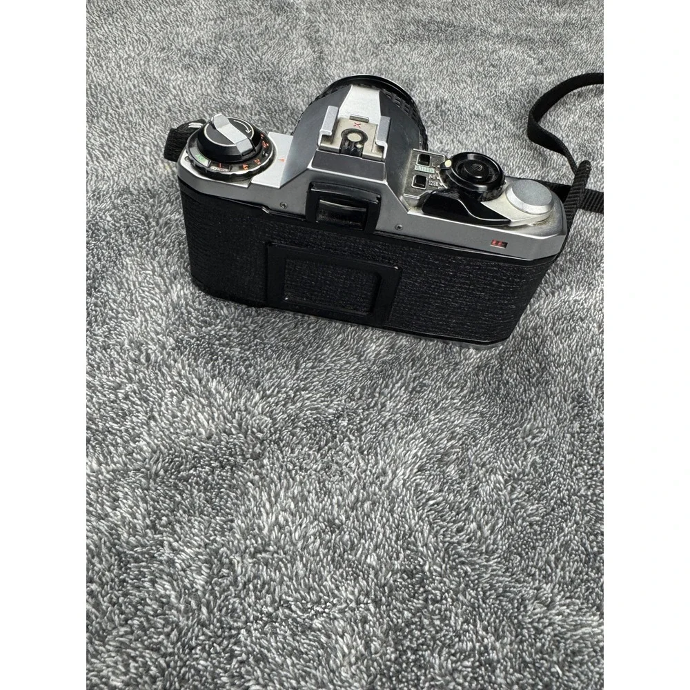 Pentax ME Super 35mm SLR Camera w 50mm Lens AF200T Flash‎ Vintage Kit